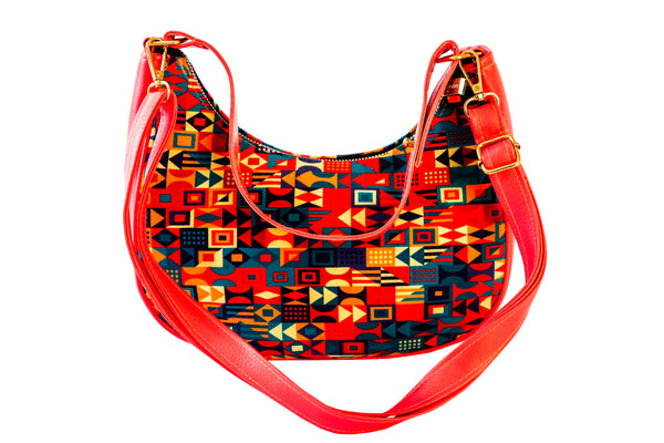 Canvas Moon Bag