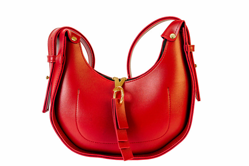 Leather Moon Bag