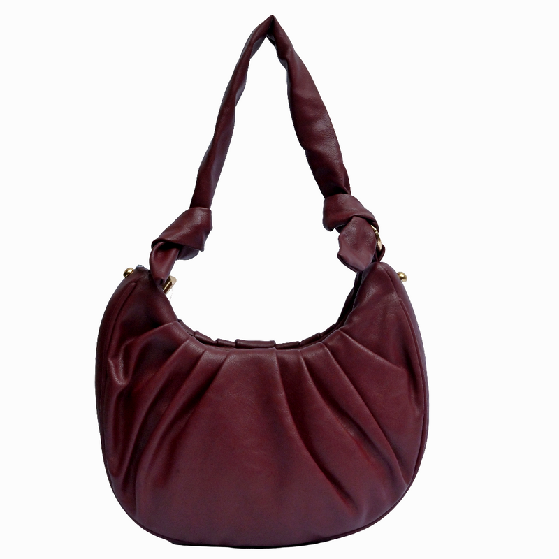 Faux Leather Moon Bag
